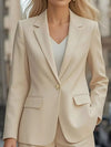 The Versatile Single-Button Tailored Blazer