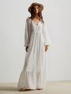Boho Chic Crochet Lace Maxi Dress